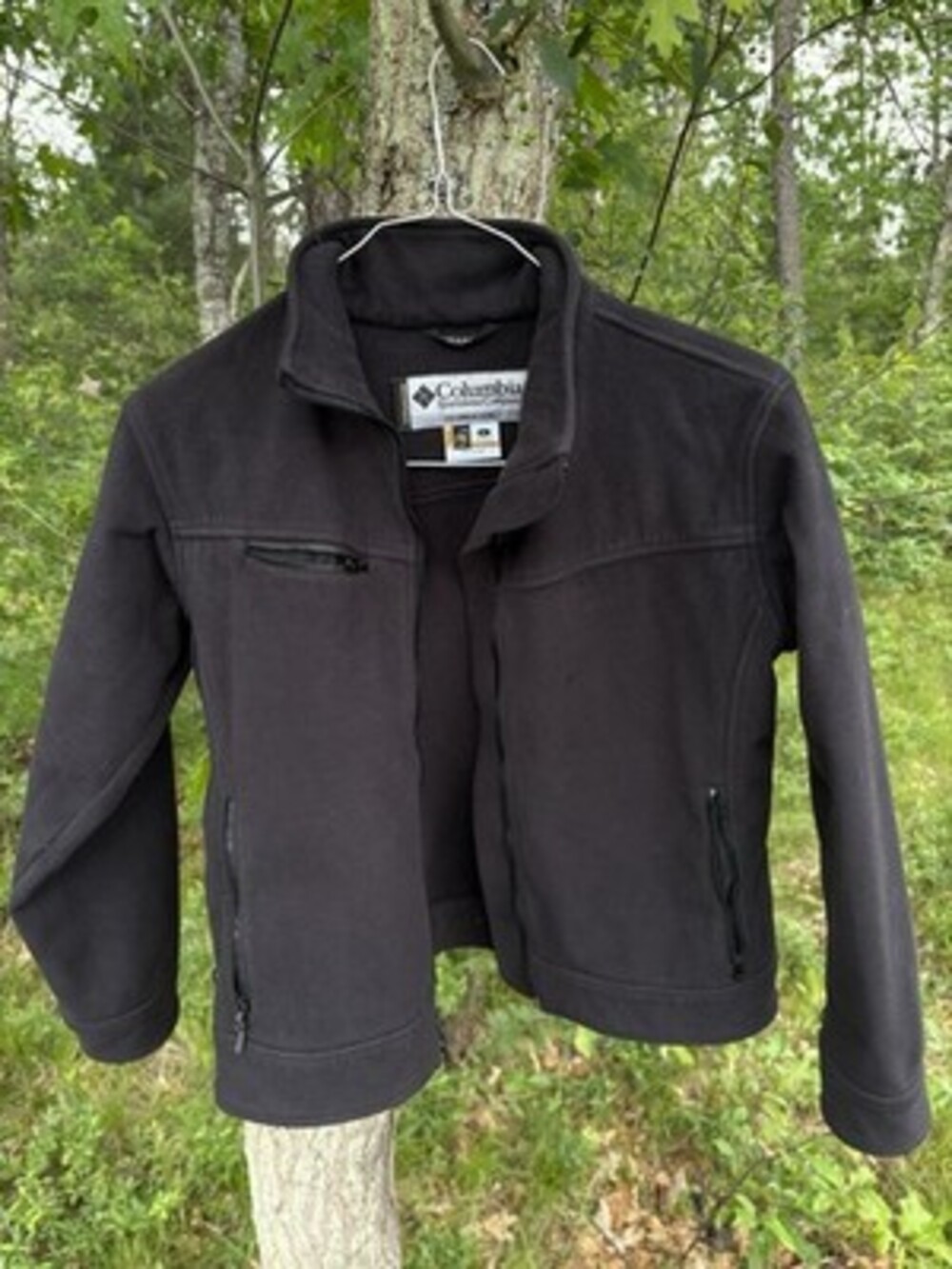 Columbia Women’s Black Titanium Interchange Full Zip Fleece‎ Jacket Size Large